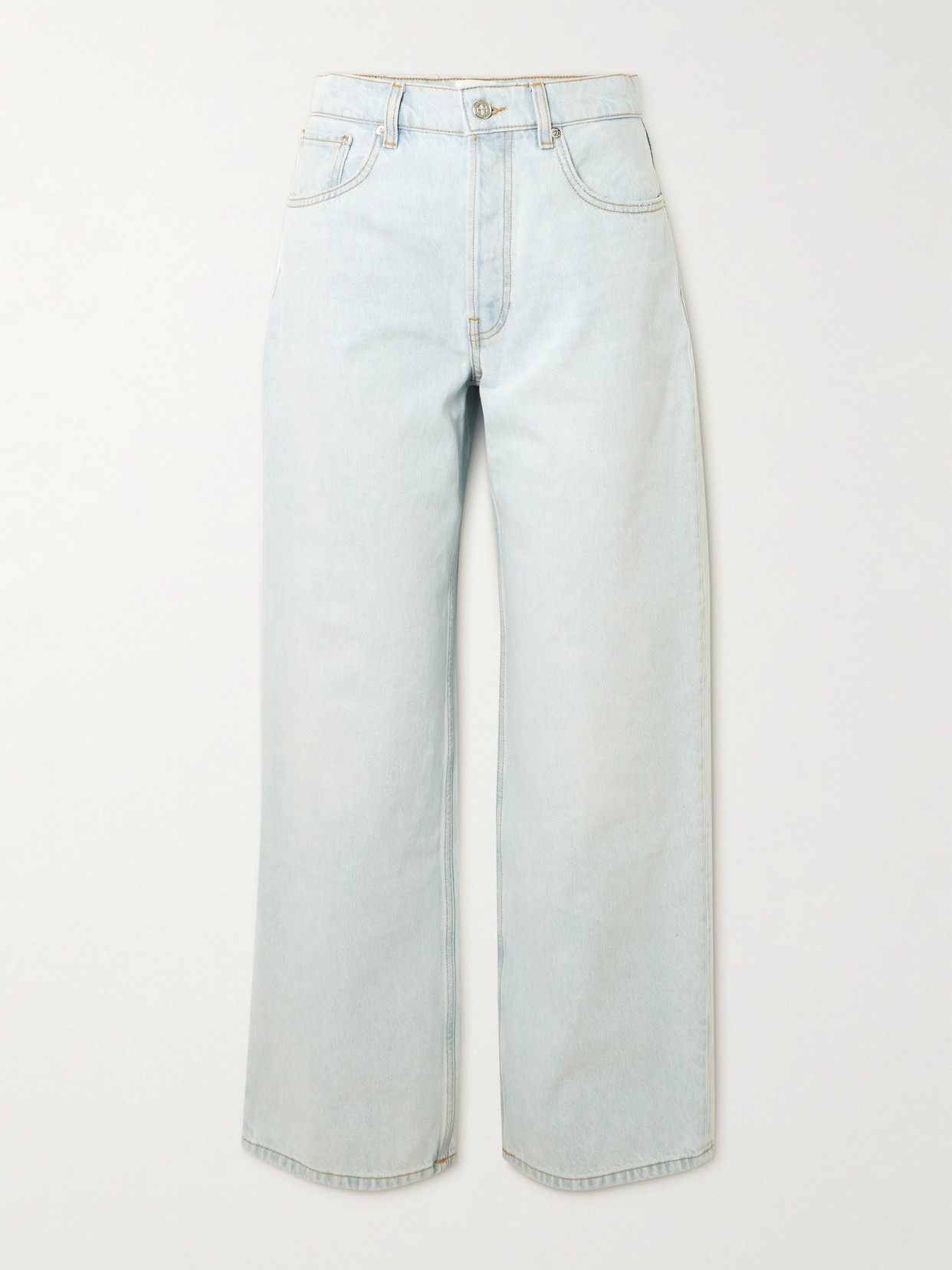 Anine Bing Manon High-rise Wide-leg Jeans