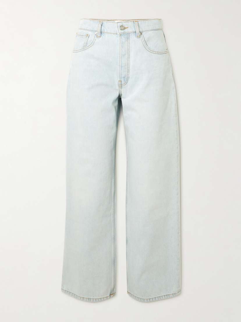 Anine Bing Manon High-rise Wide-leg Jeans