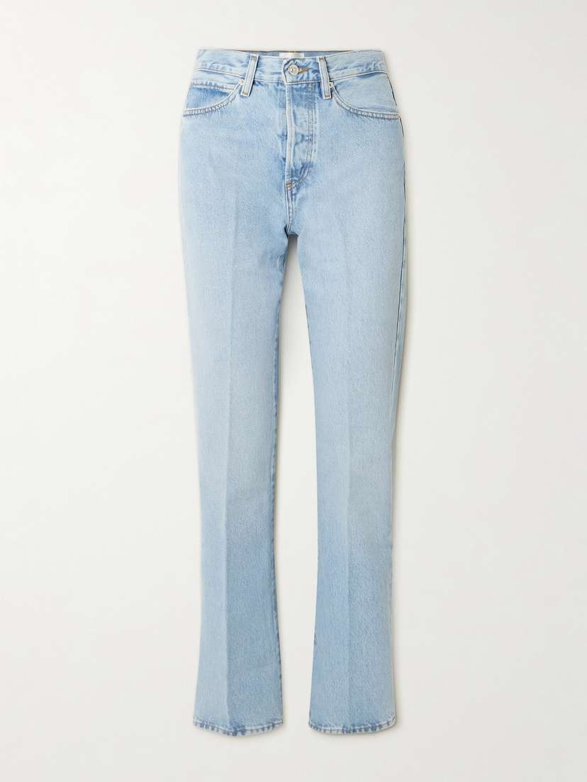 Frame The Vertical High-rise Straight-leg Jeans