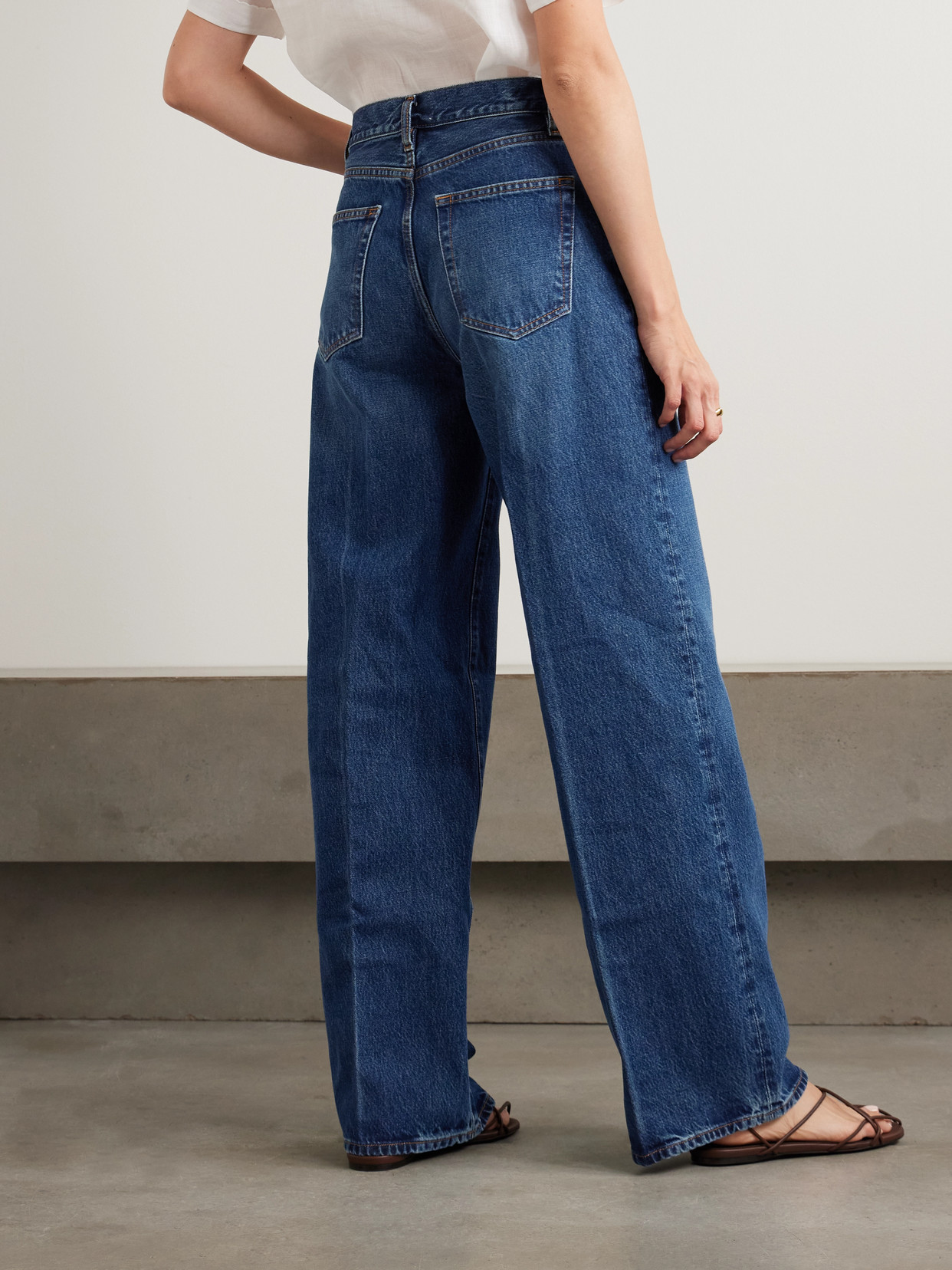 The Collegiate High-Rise Wide- Leg