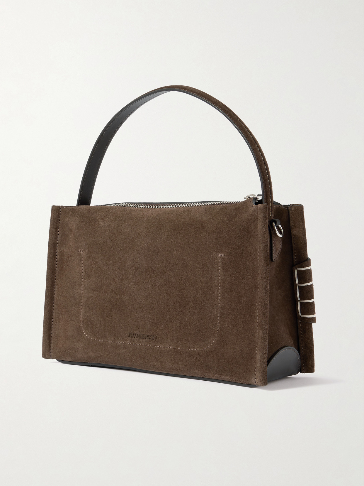 Jw Anderson Loafer Suede Shoulder Bag