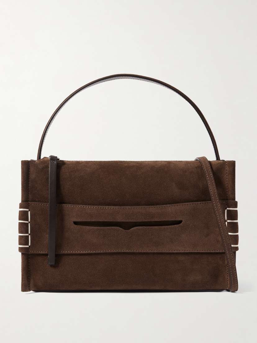 JW Anderson Loafer Suede Shoulder Bag