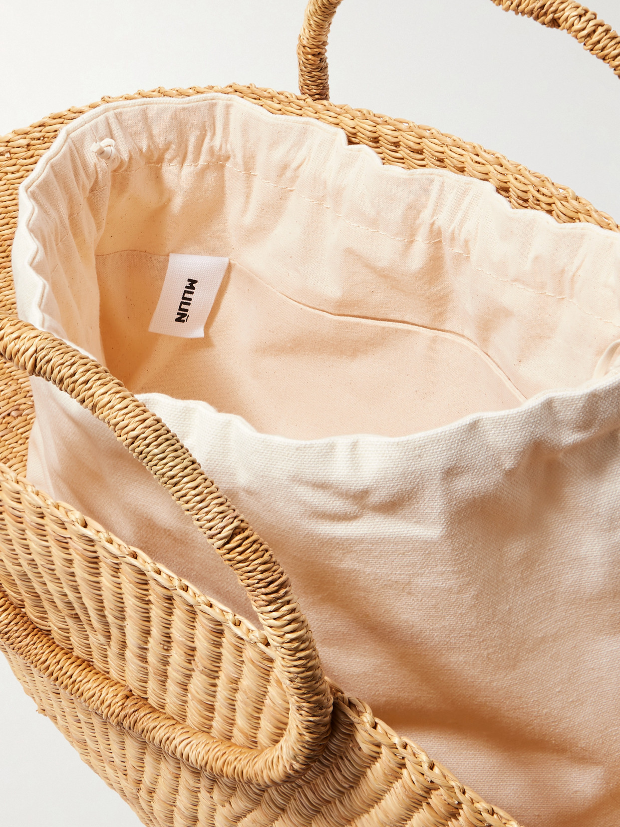 Muun Luna Woven Straw Tote