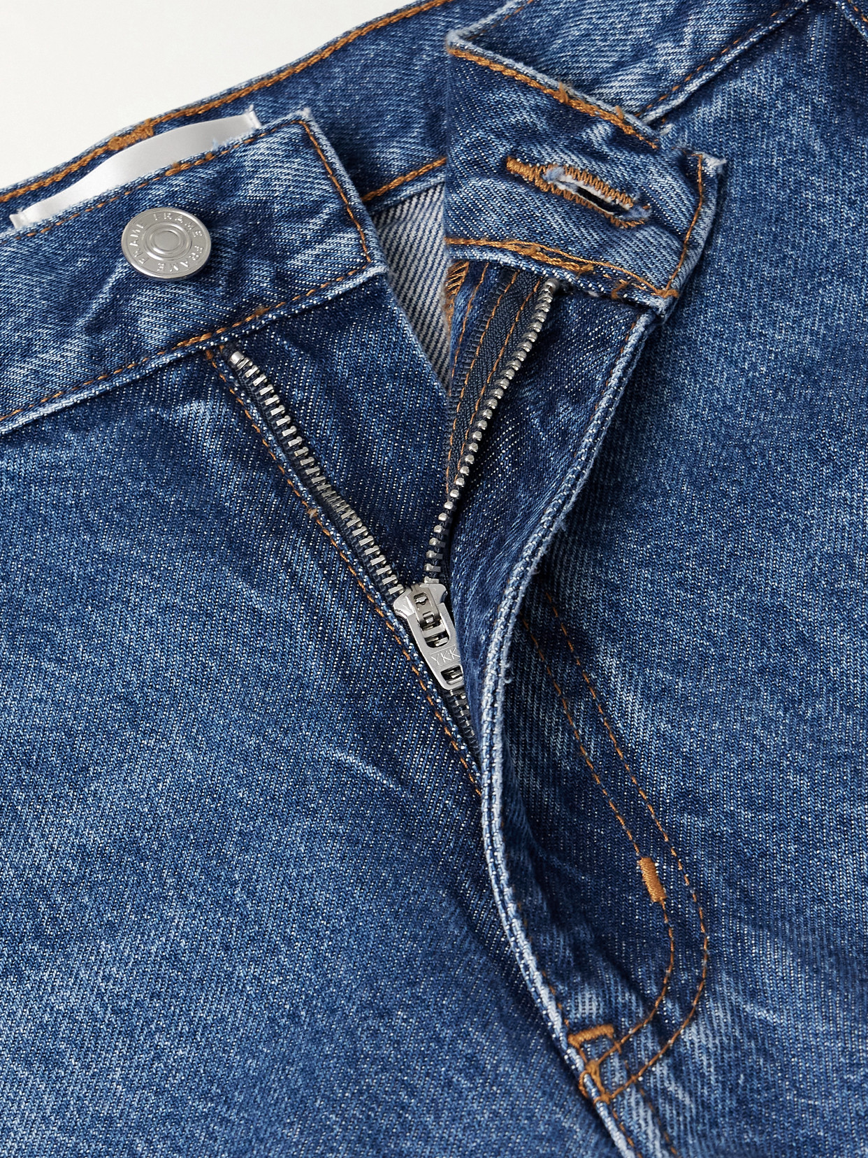 Frame Womens Knock Out Raw Fray Bubble Crop Curved-leg Denim Jeans In Blue
