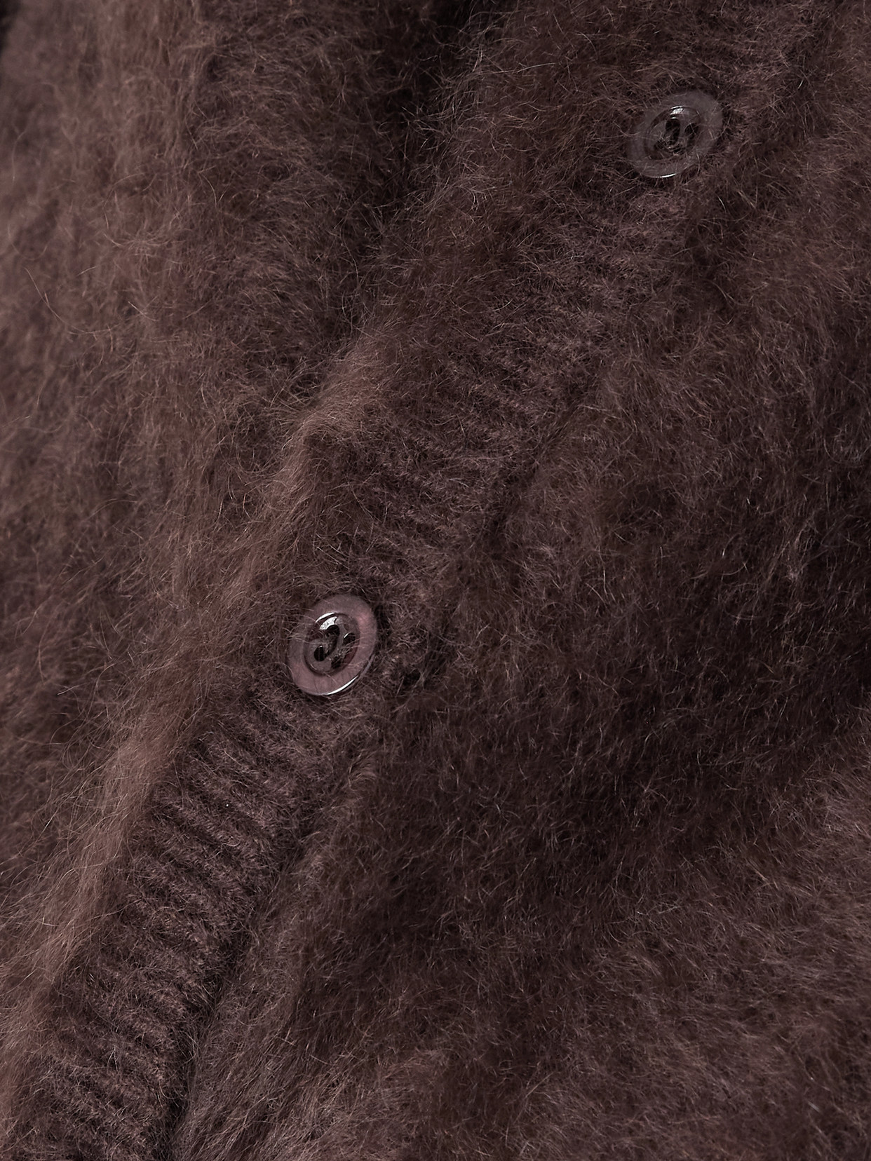 Frame Teddy Cropped Brushed-cashmere Cardigan In Purple