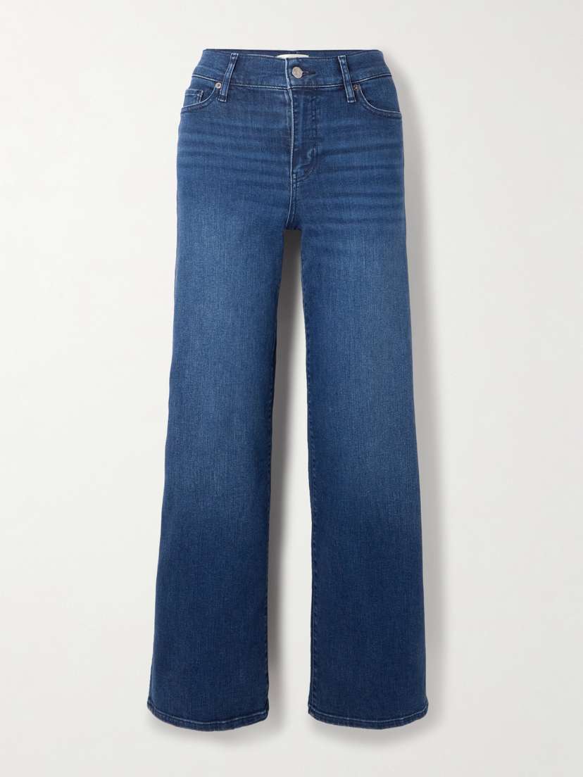 Frame Le Slim Palazzo Mid-rise Straight-leg Jeans
