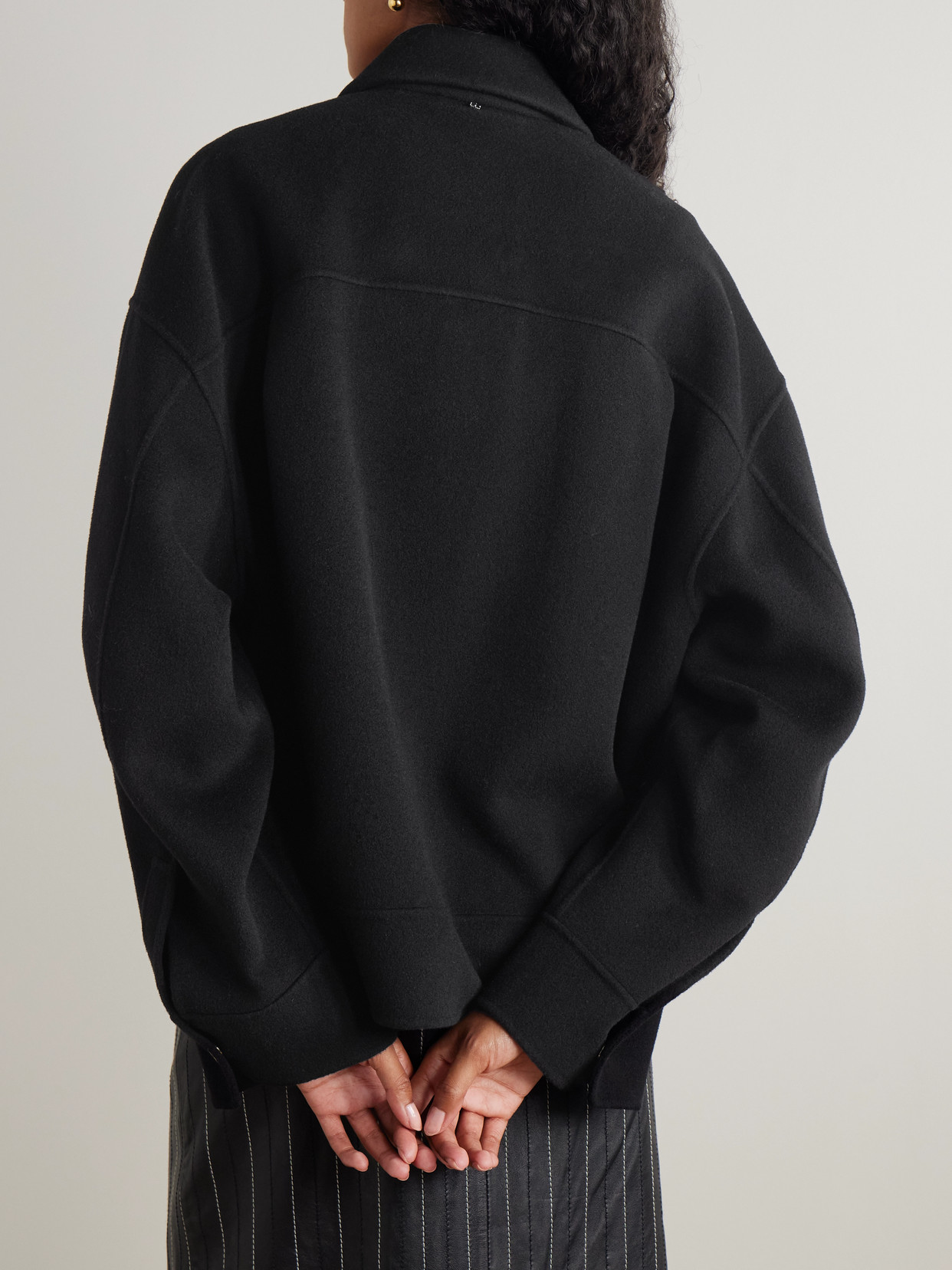 Cantore Belted Wool-Felt Jacket