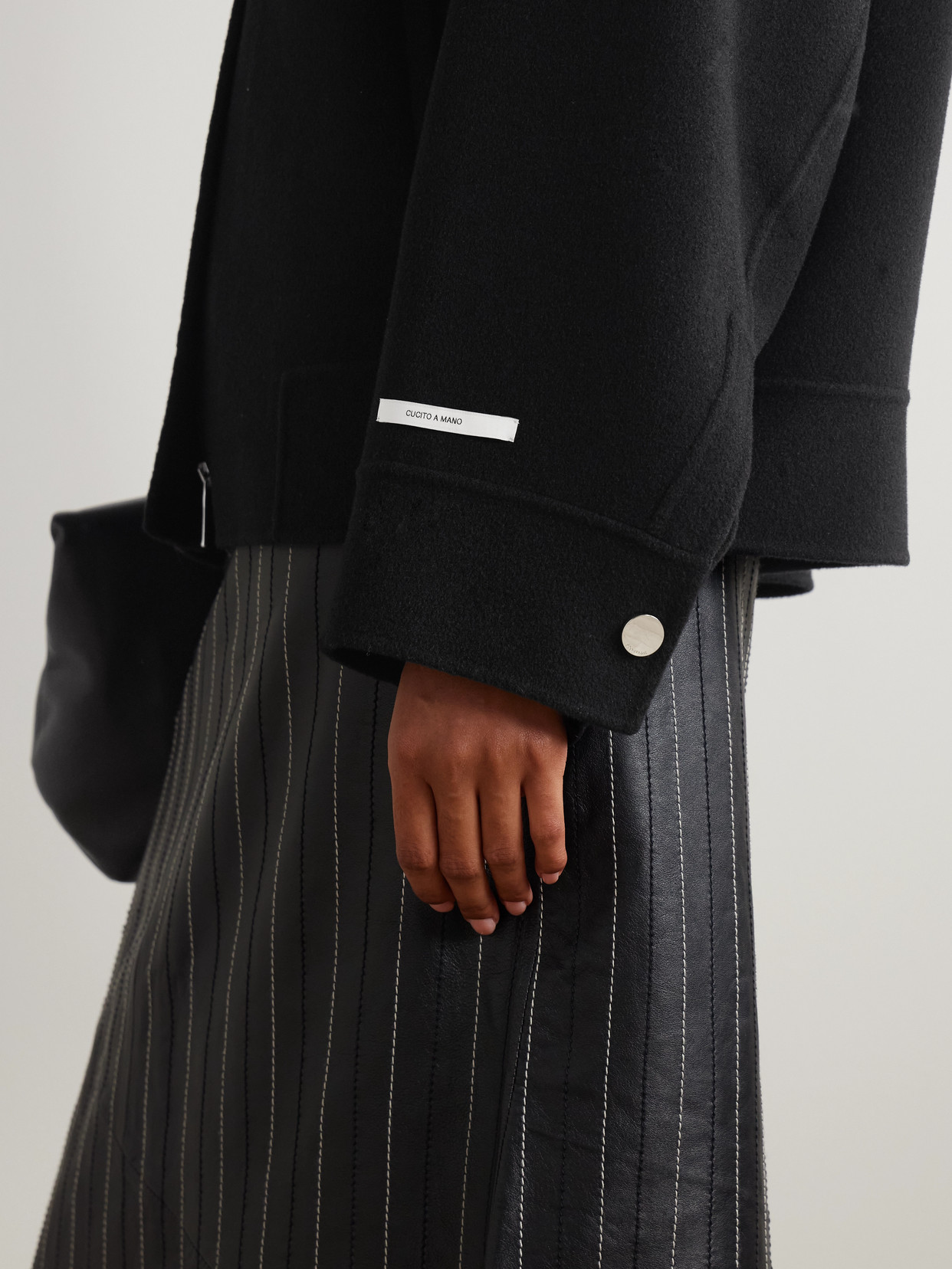 Cantore Belted Wool-Felt Jacket