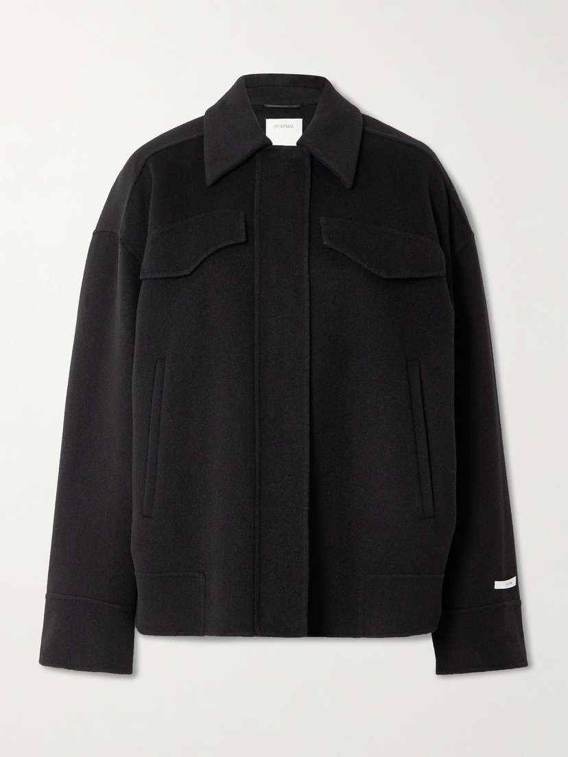 Sportmax Cantore Belted Wool-felt Jacket