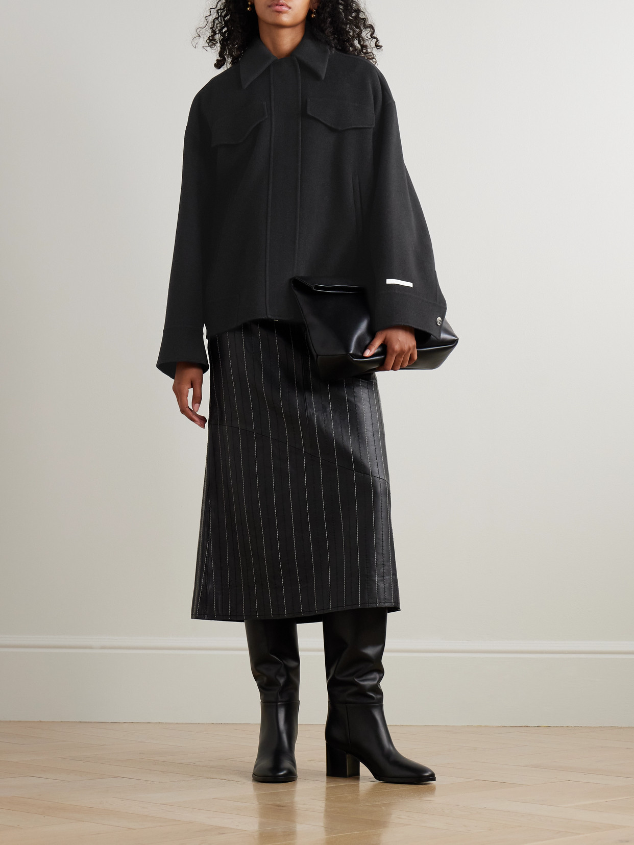 Cantore Belted Wool-Felt Jacket