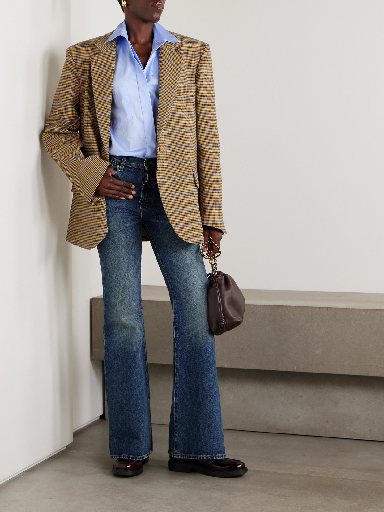 Giuliva Heritage The Alba Cotton Shirt In Blue