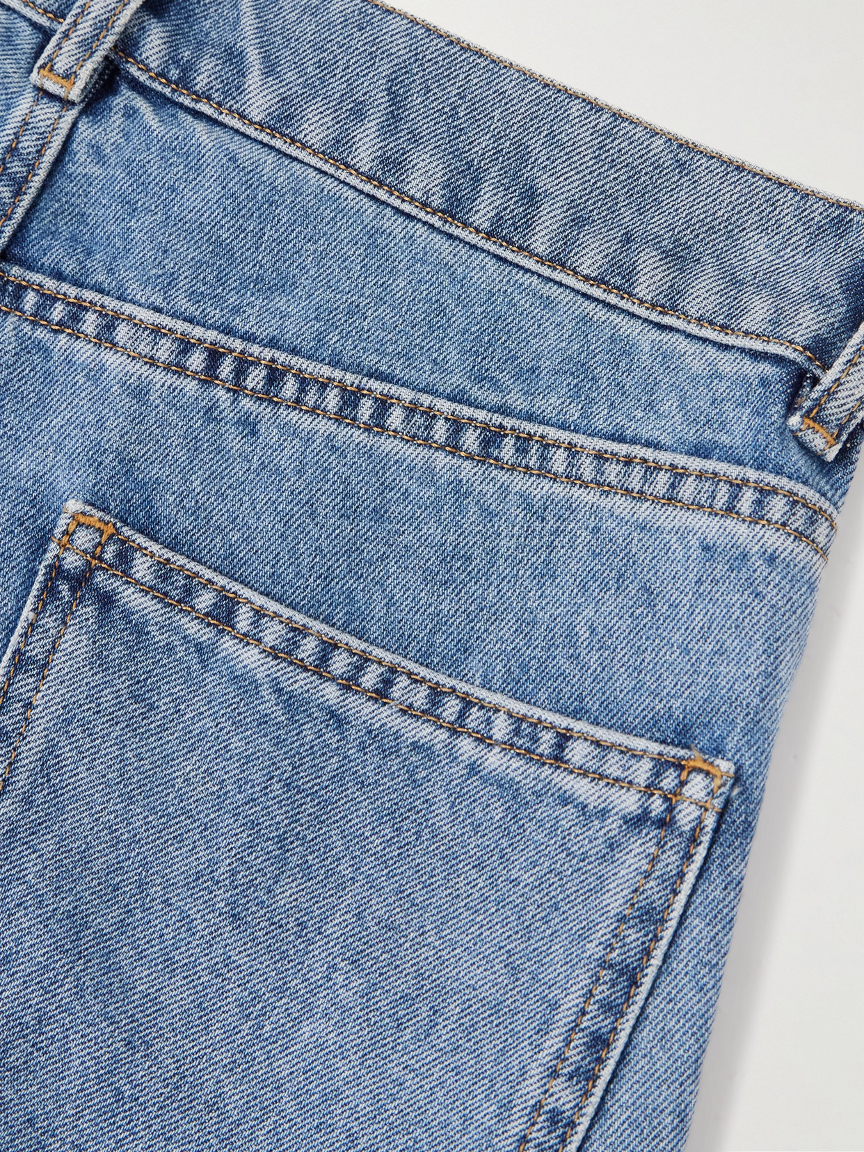 Giuliva Heritage The Demetra Mid-rise Straight-leg Jeans In Blue