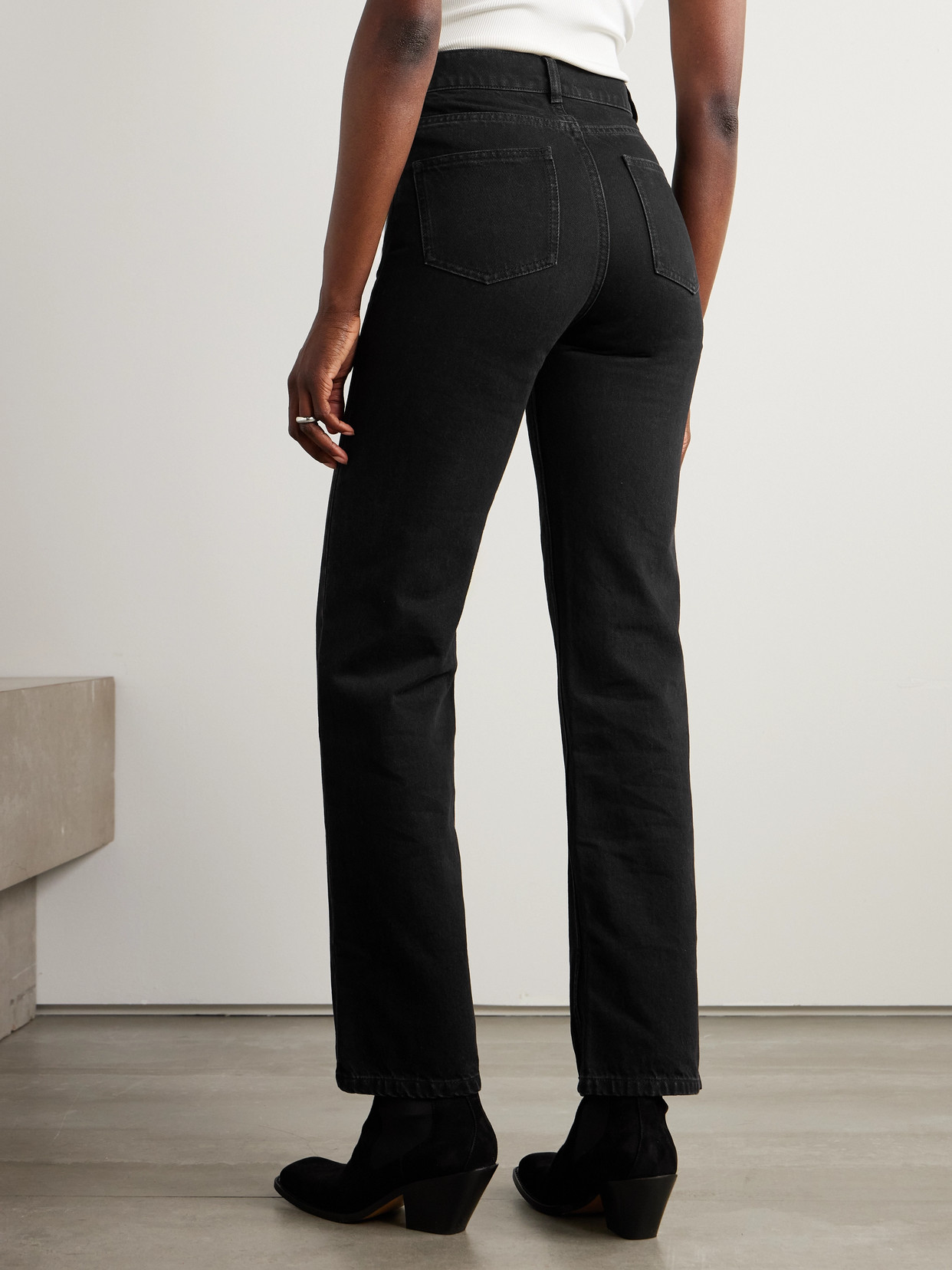 The Dana High-Rise Straight-Leg Jeans