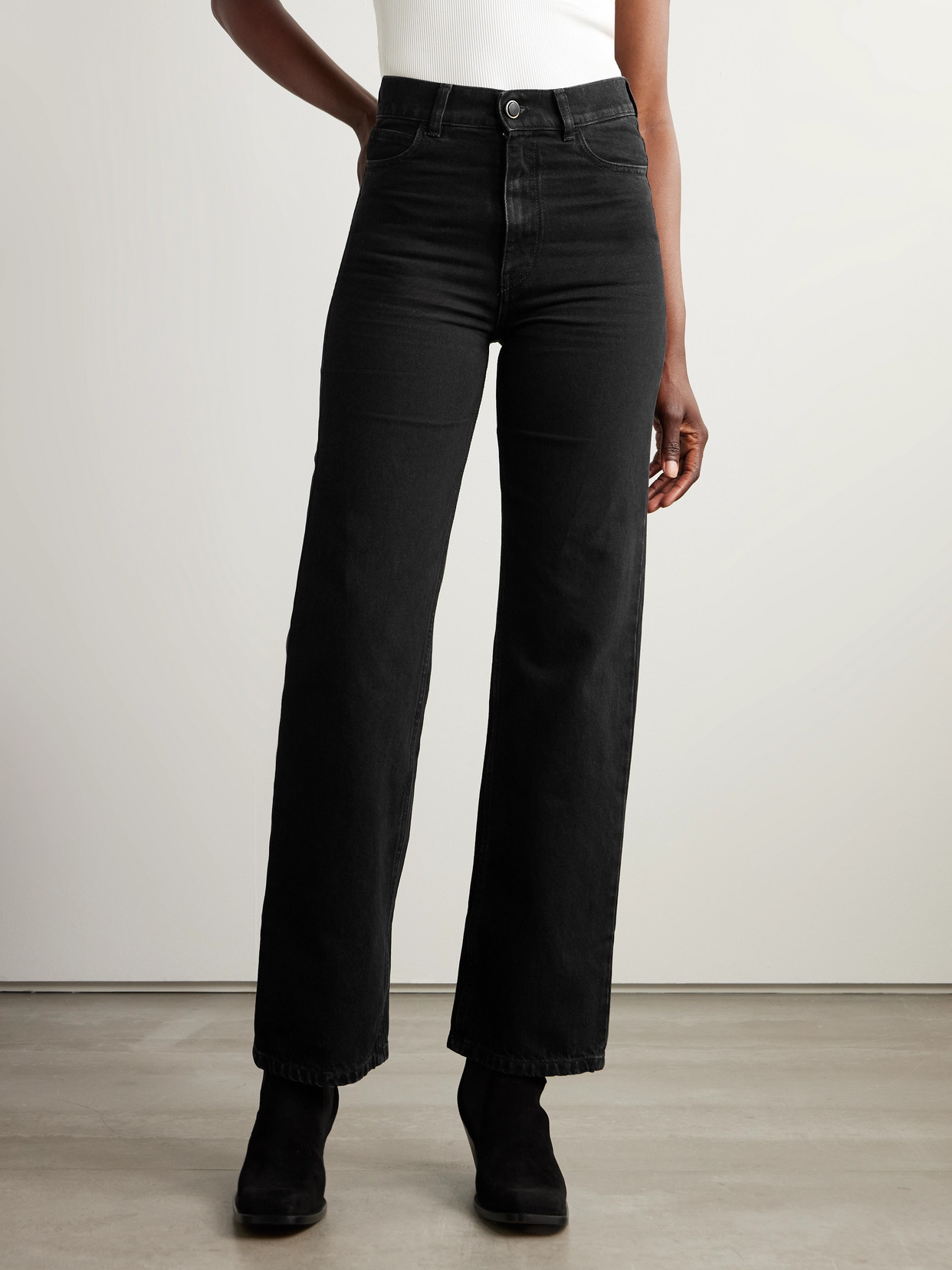 The Dana High-Rise Straight-Leg Jeans