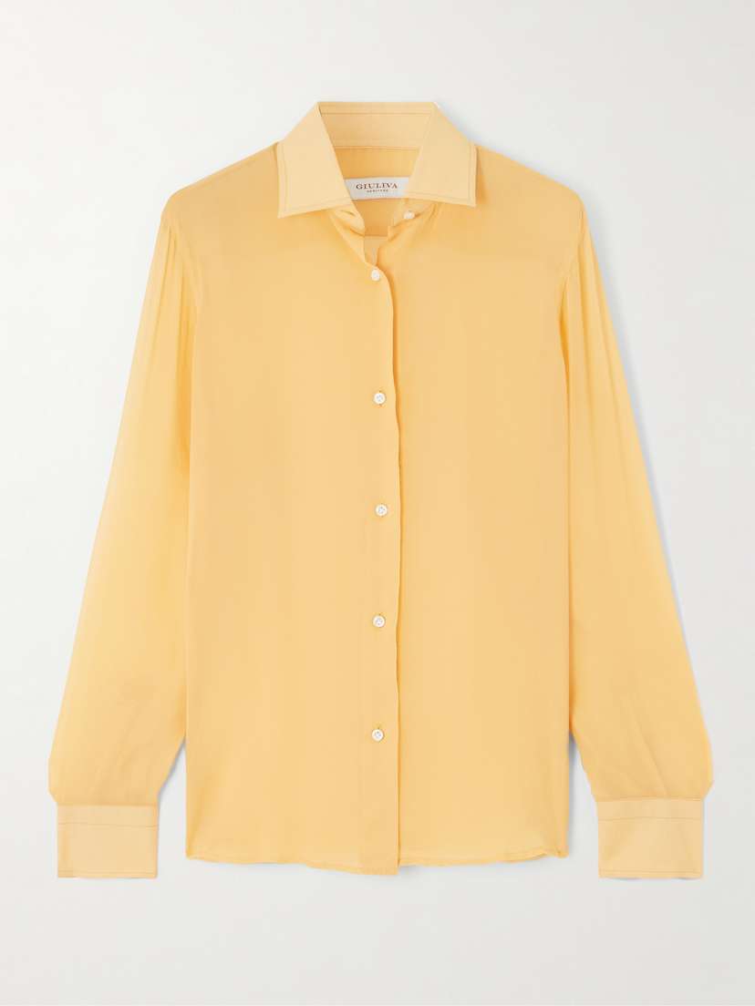 Giuliva Heritage The Elvira Silk-crepon Shirt