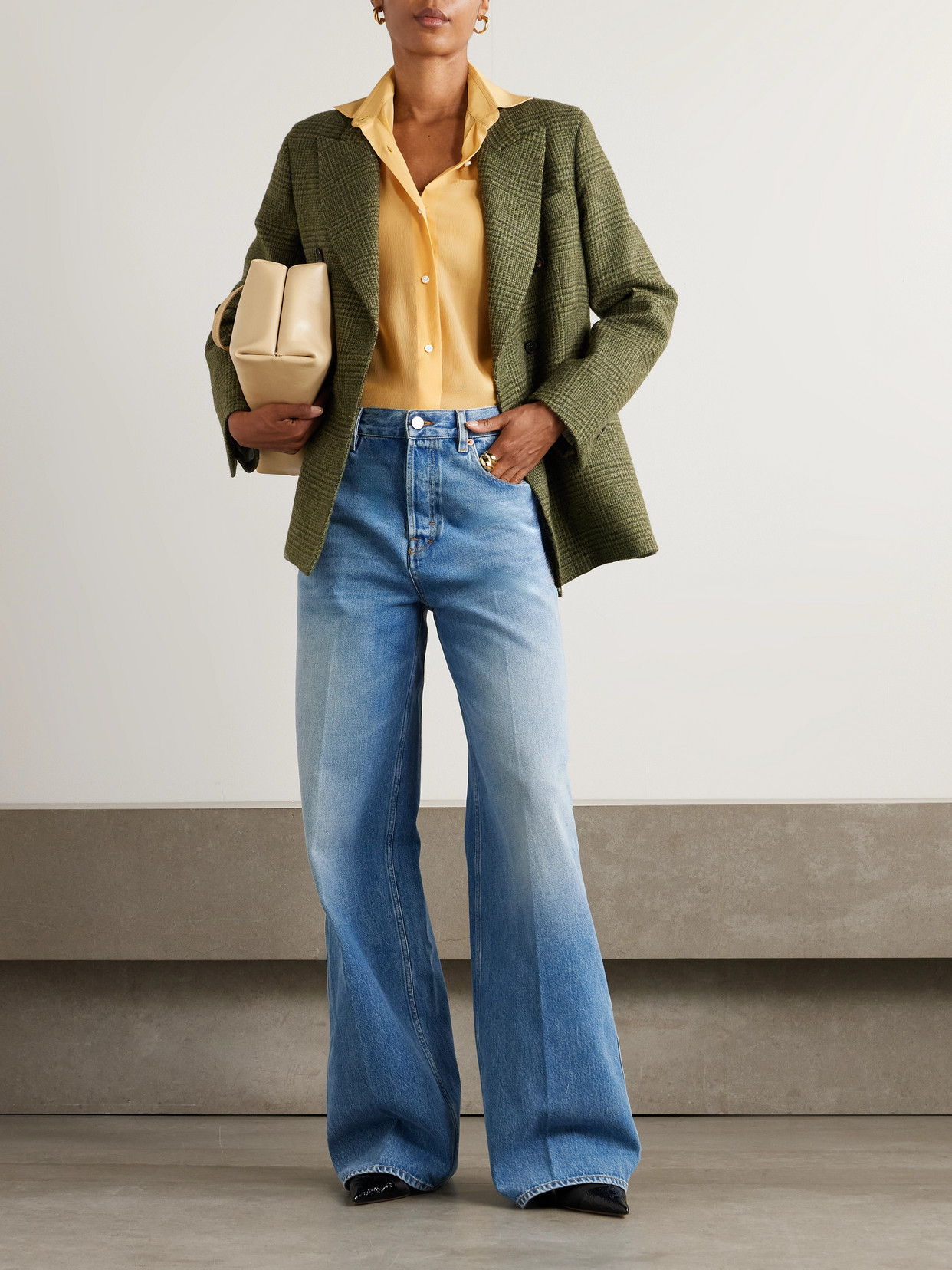 The Elvira Silk-Crepon Shirt