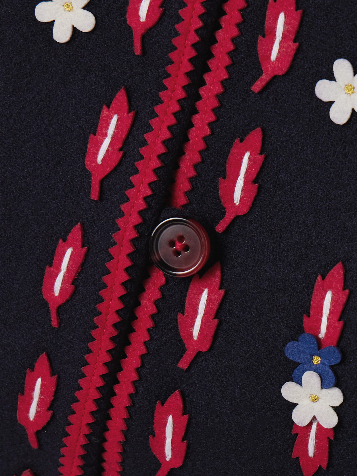 Bode Carroll Wool Jacket In Black