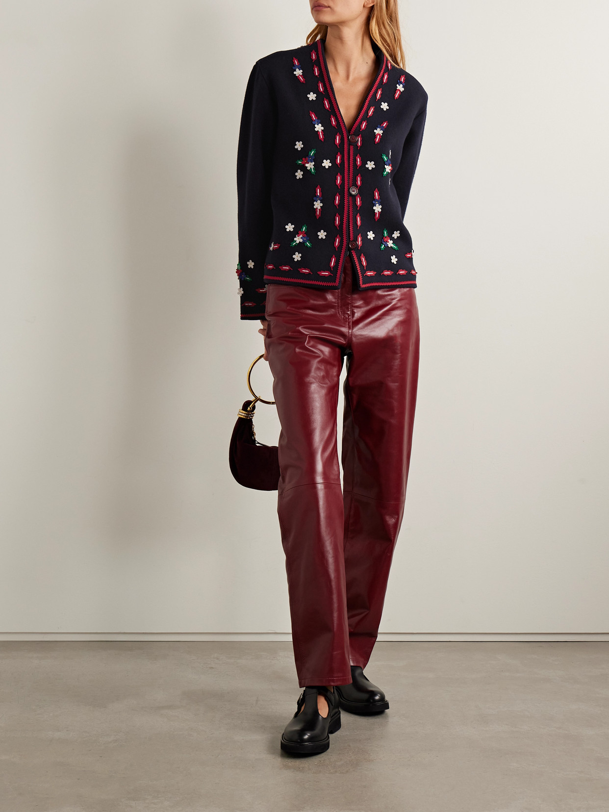 Bode Carroll Wool Jacket In Black