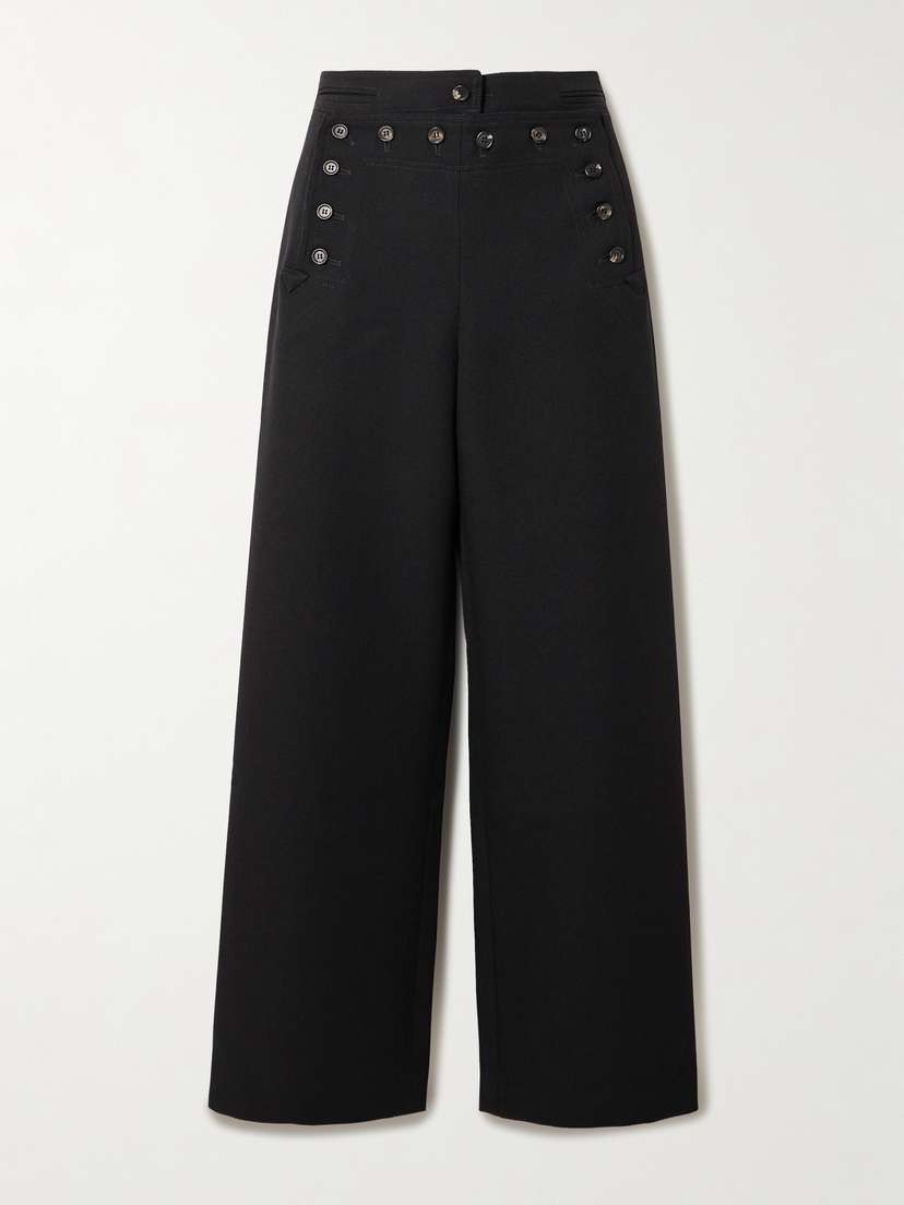 BODE Sailor Wool-twill Straight-leg Pants