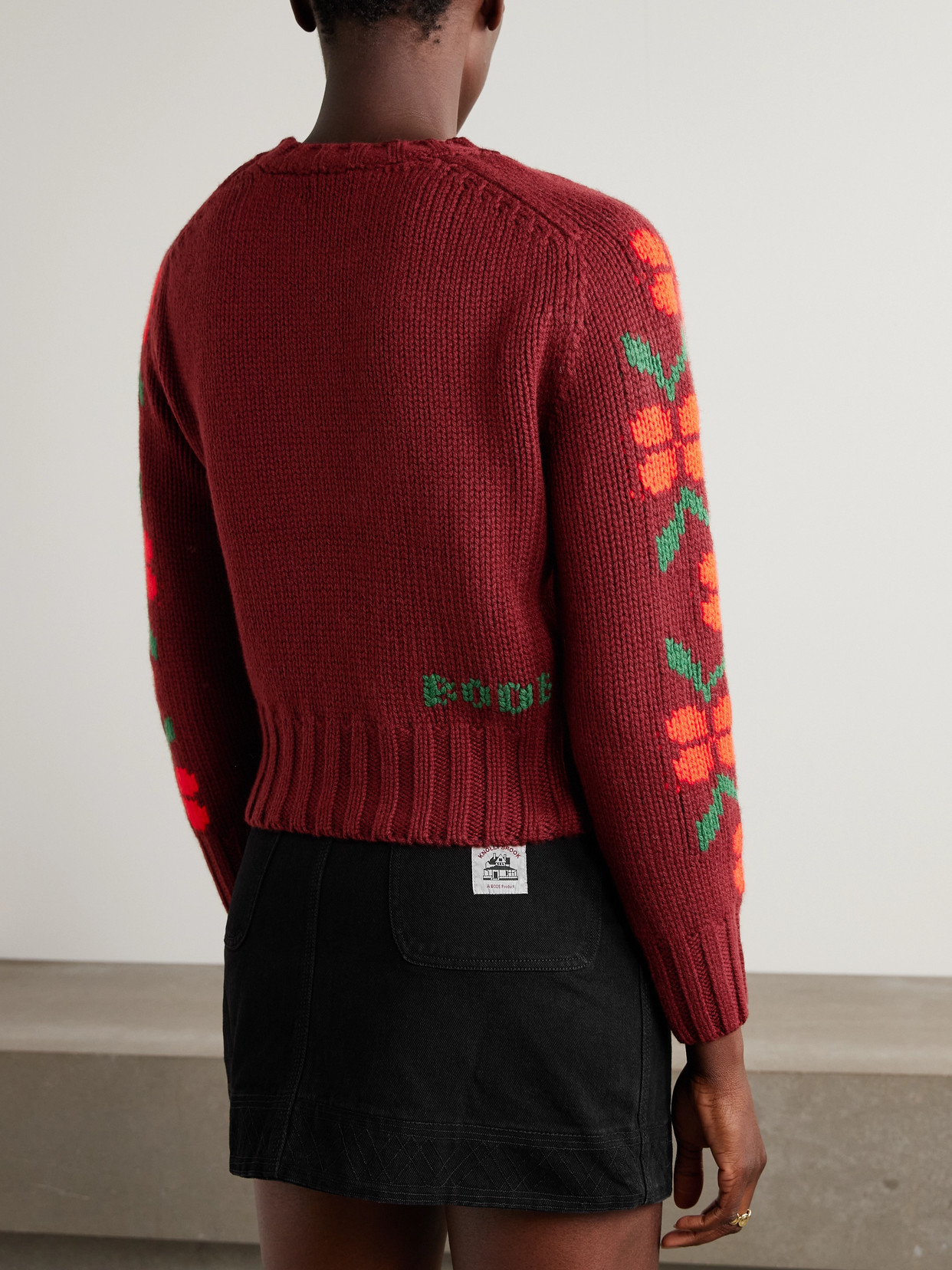 Intarsia-Knit Sweater