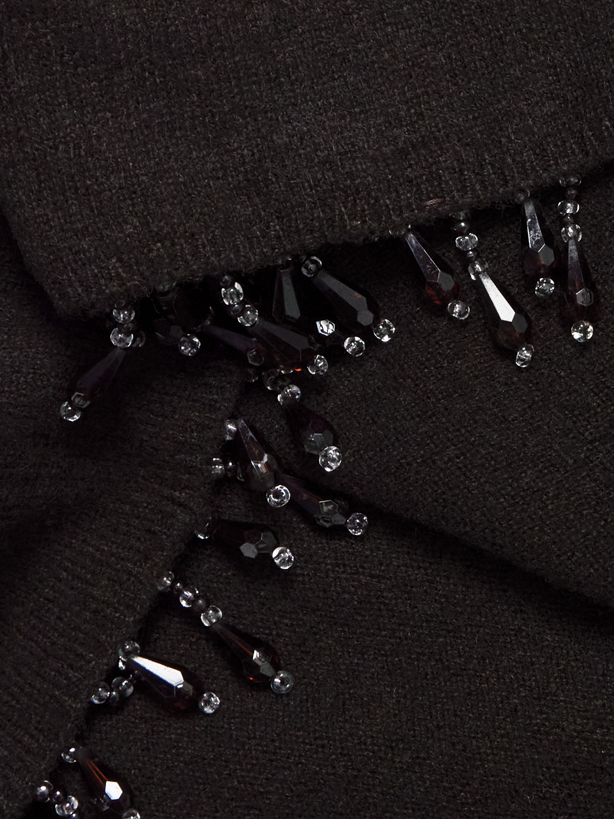 Bode Embellished Wool And Cashmere-blend Cardigan In Brown