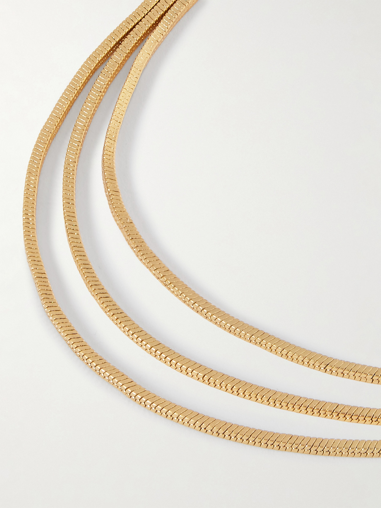 Roxanne Assoulin The Slinky Gold-tone Crystal Necklace