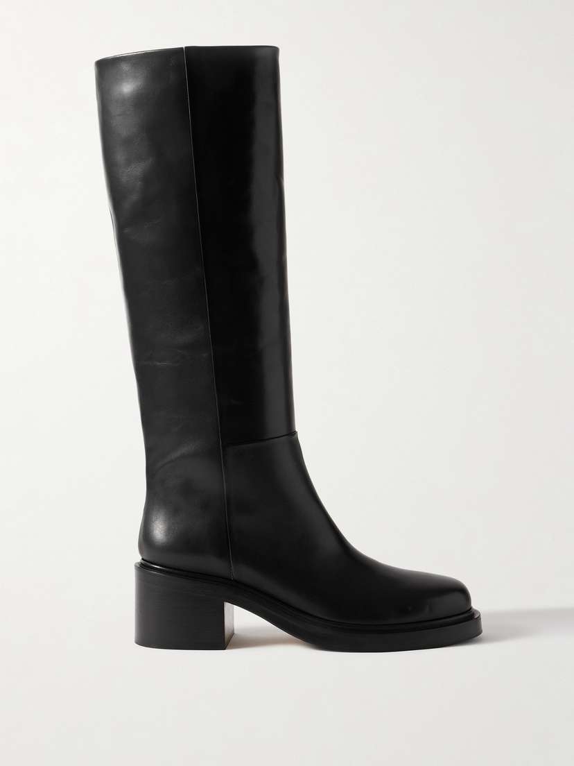 aeyde Taito Leather Knee Boots