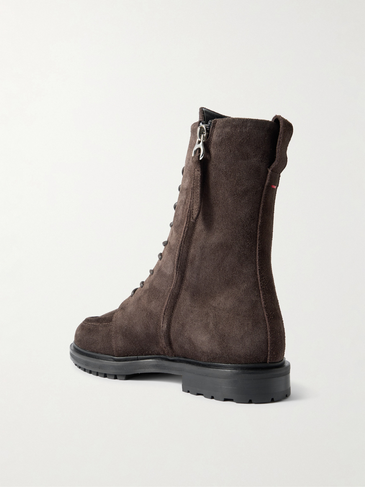 Aeyde Tate Suede Ankle Boots In Brown