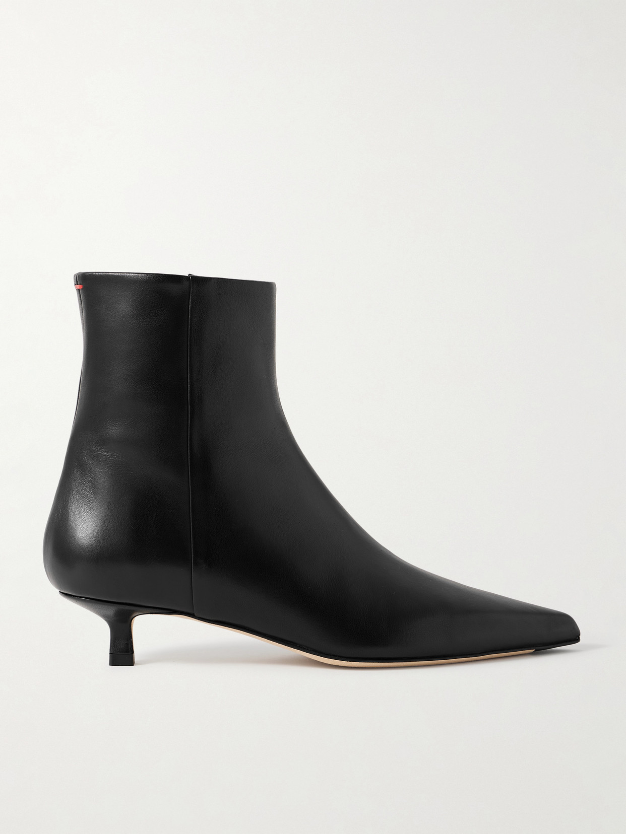 Aeyde Woman Ankle Boots Black Size 6 Leather In Black