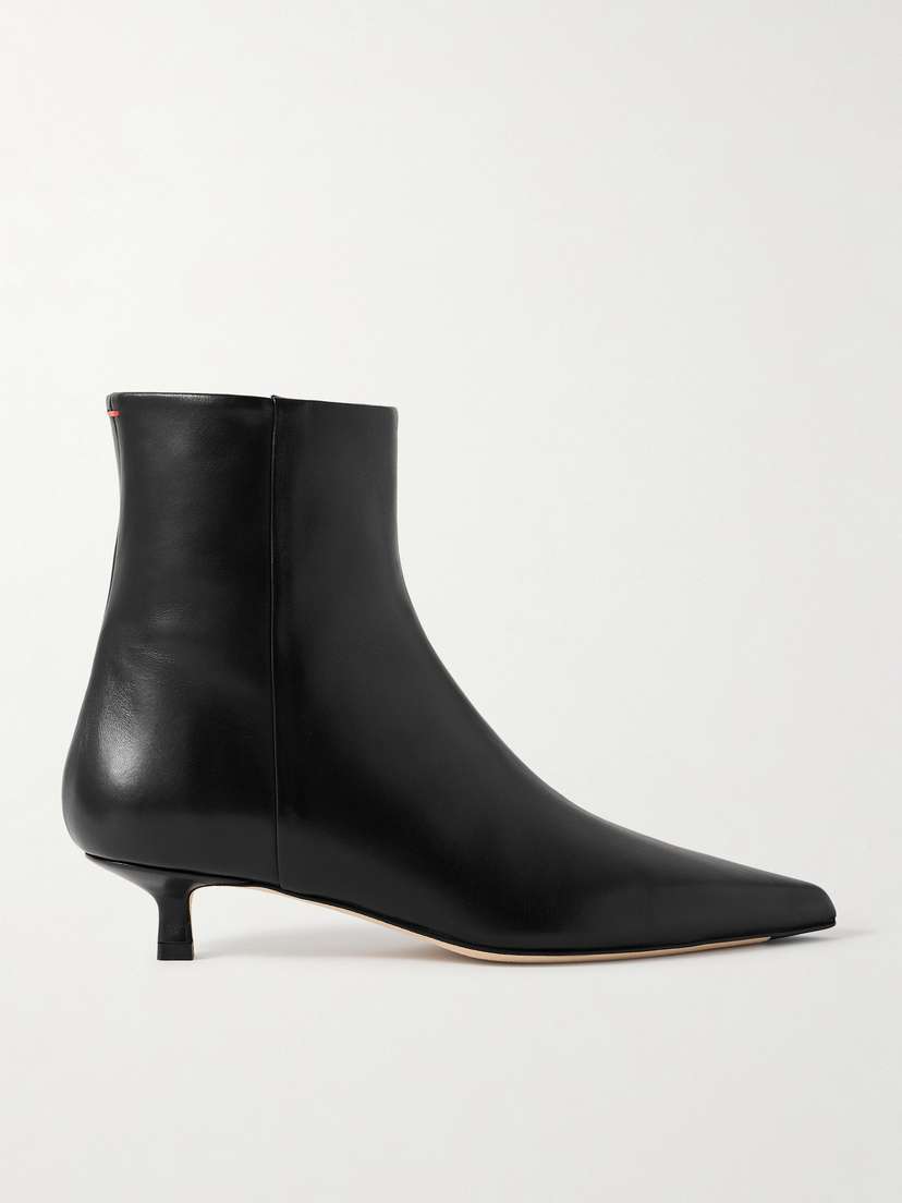 aeyde Sofie Leather Ankle Boots