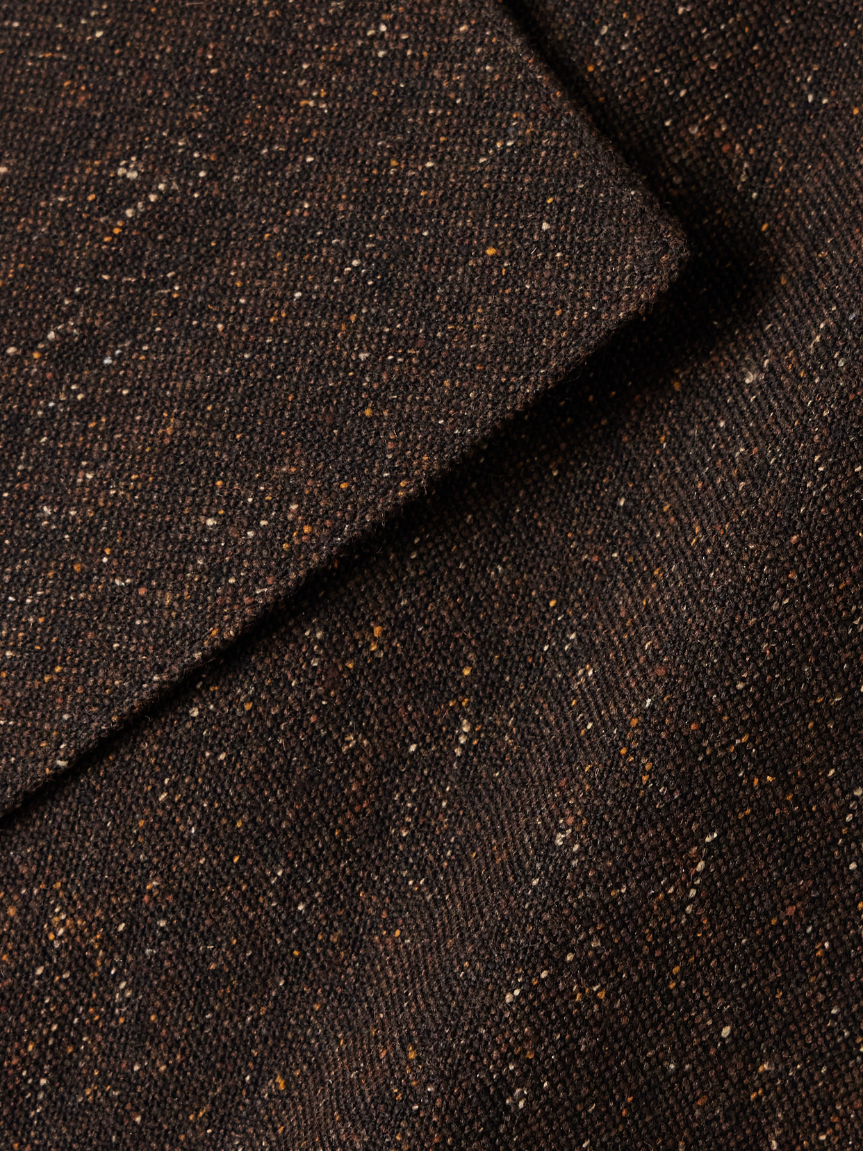 Blazé Milano Kiso Wool-blend Canvas Jacket In Brown