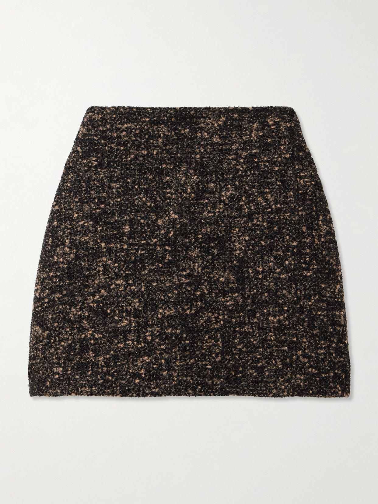Blazé Milano Katara Coci Bouclé Mini Skirt In Brown