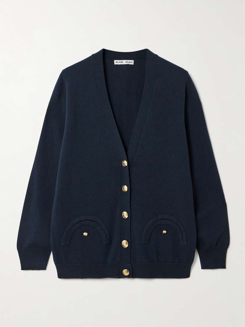 Blazé Milano Highland Wool And Cashmere-blend Cardigan