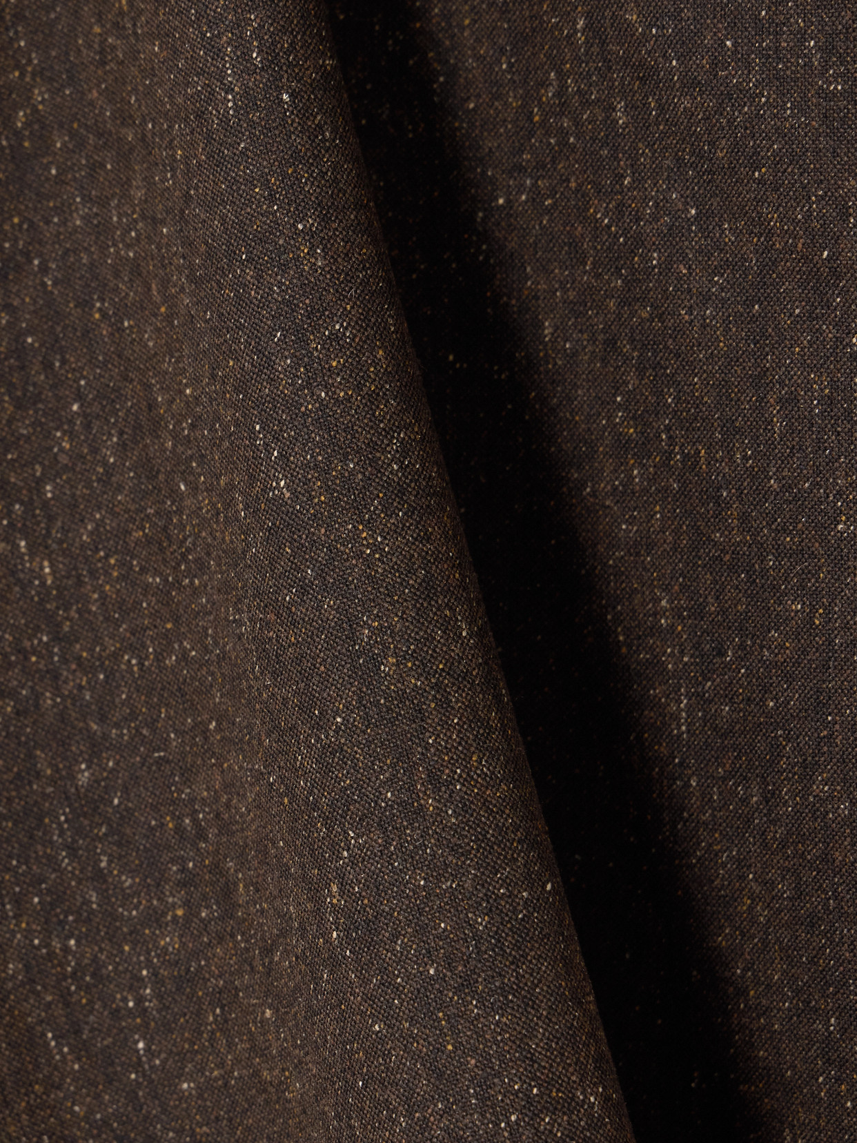 Blazé Milano Sussex Wool-blend Midi Skirt In Brown