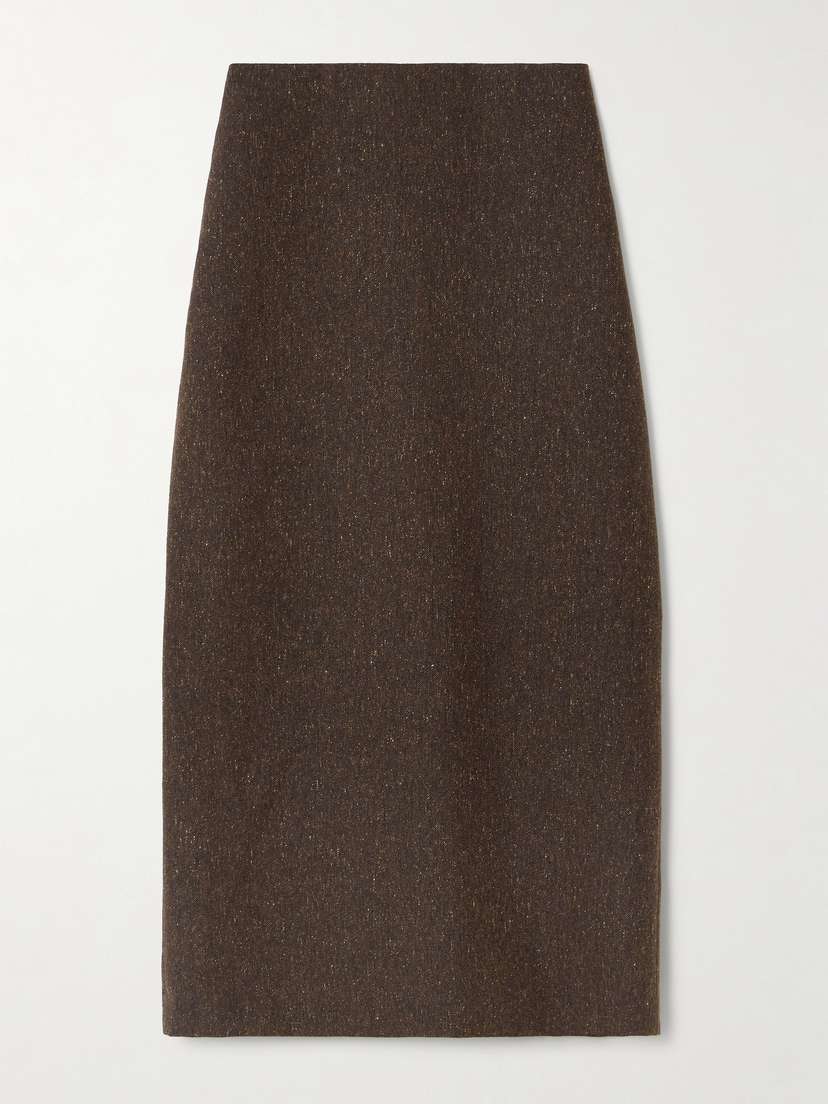 Blazé Milano Sussex Wool-blend Midi Skirt