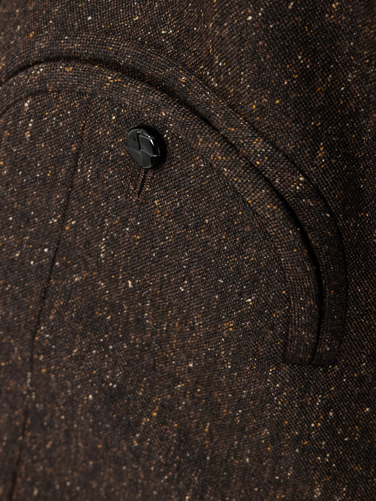 Blazé Milano Everynight Corduroy-trimmed Wool-blend Blazer In Brown
