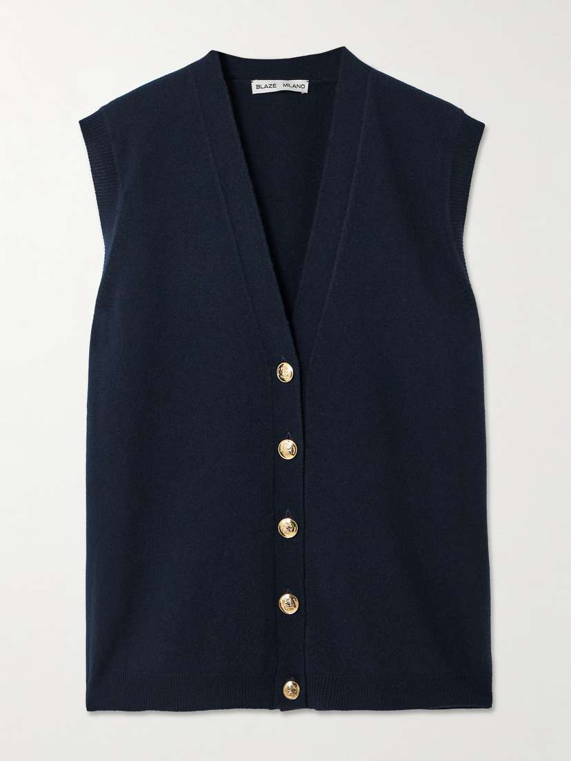 Blazé Milano Highland Wool And Cashmere-blend Vest