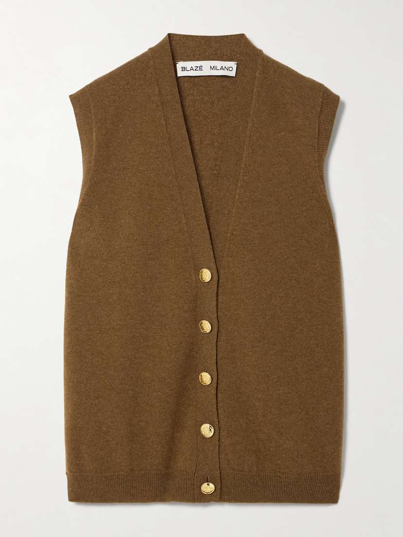Blazé Milano Highland Wool And Cashmere-blend Vest