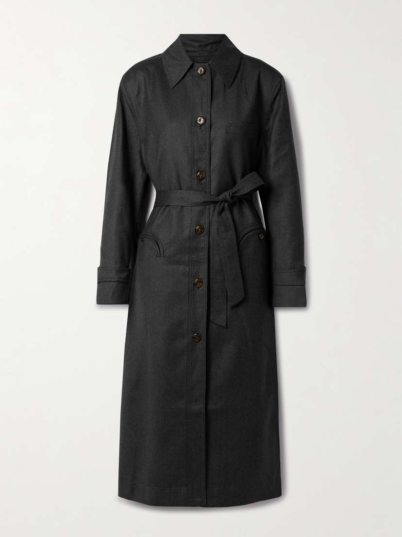 Blazé Milano Astoria Basoto Wool Trench Coat