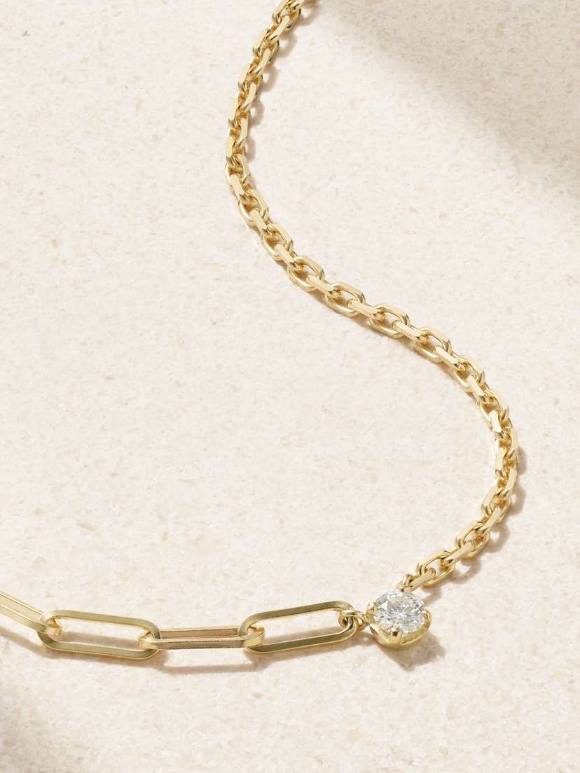 Yvonne Léon 18-karat Gold Diamond Necklace
