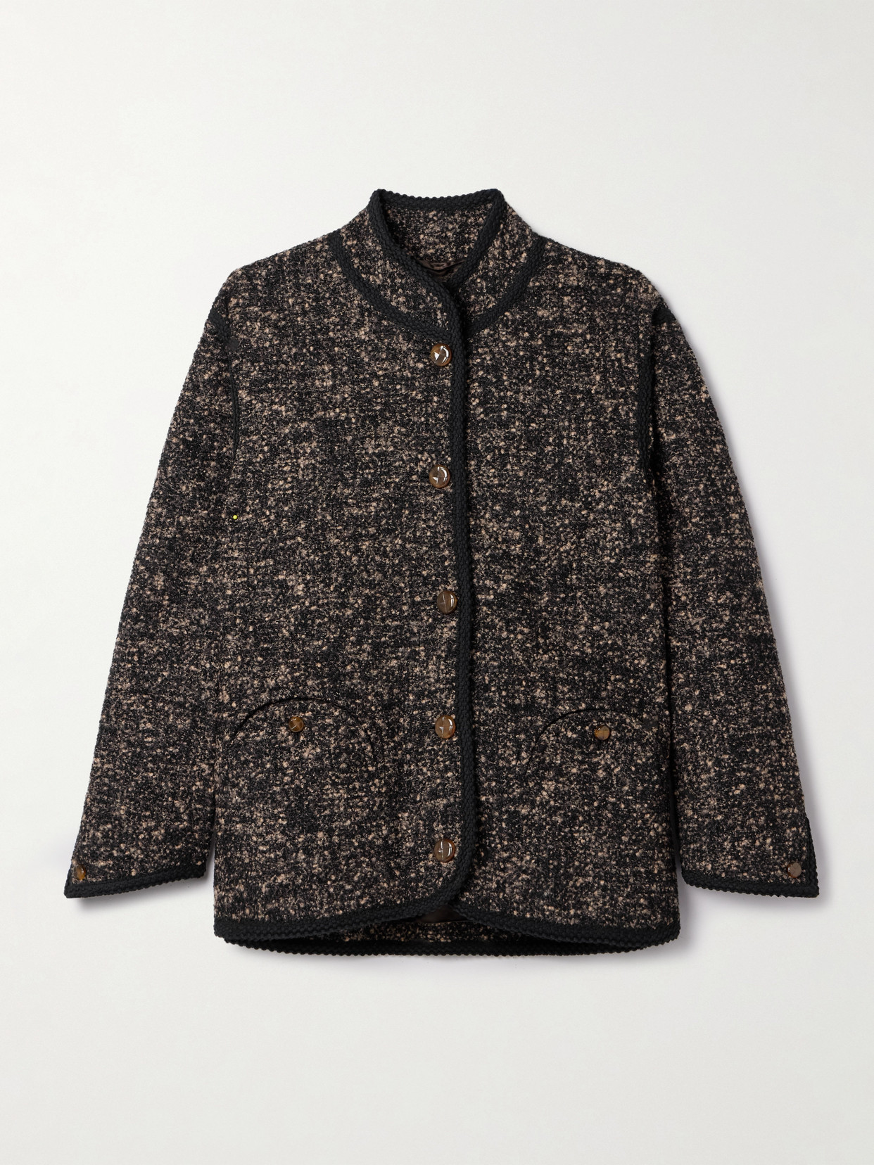 Blazé Milano Brown Black Jackets In Brown