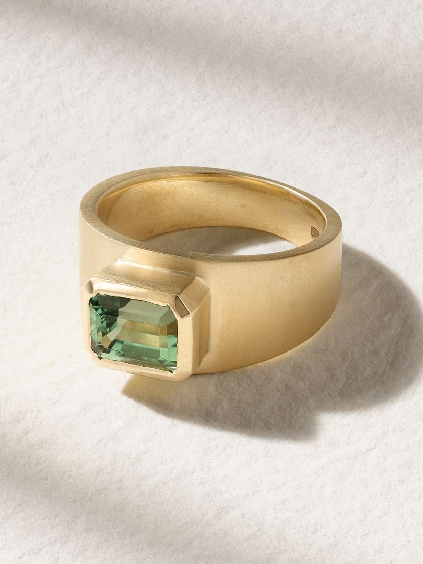 Irene Neuwirth Gemmy Gem 18-karat Gold Tourmaline Ring