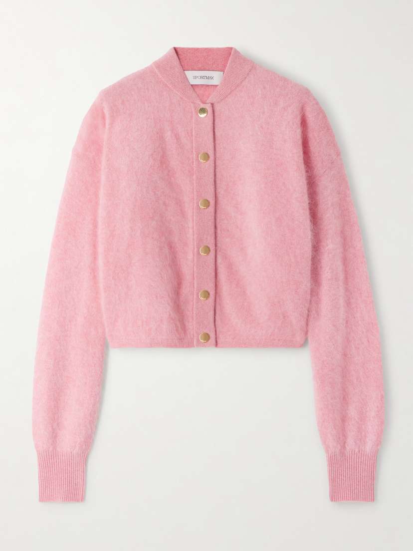 Sportmax Ercole Cropped Cashmere Cardigan