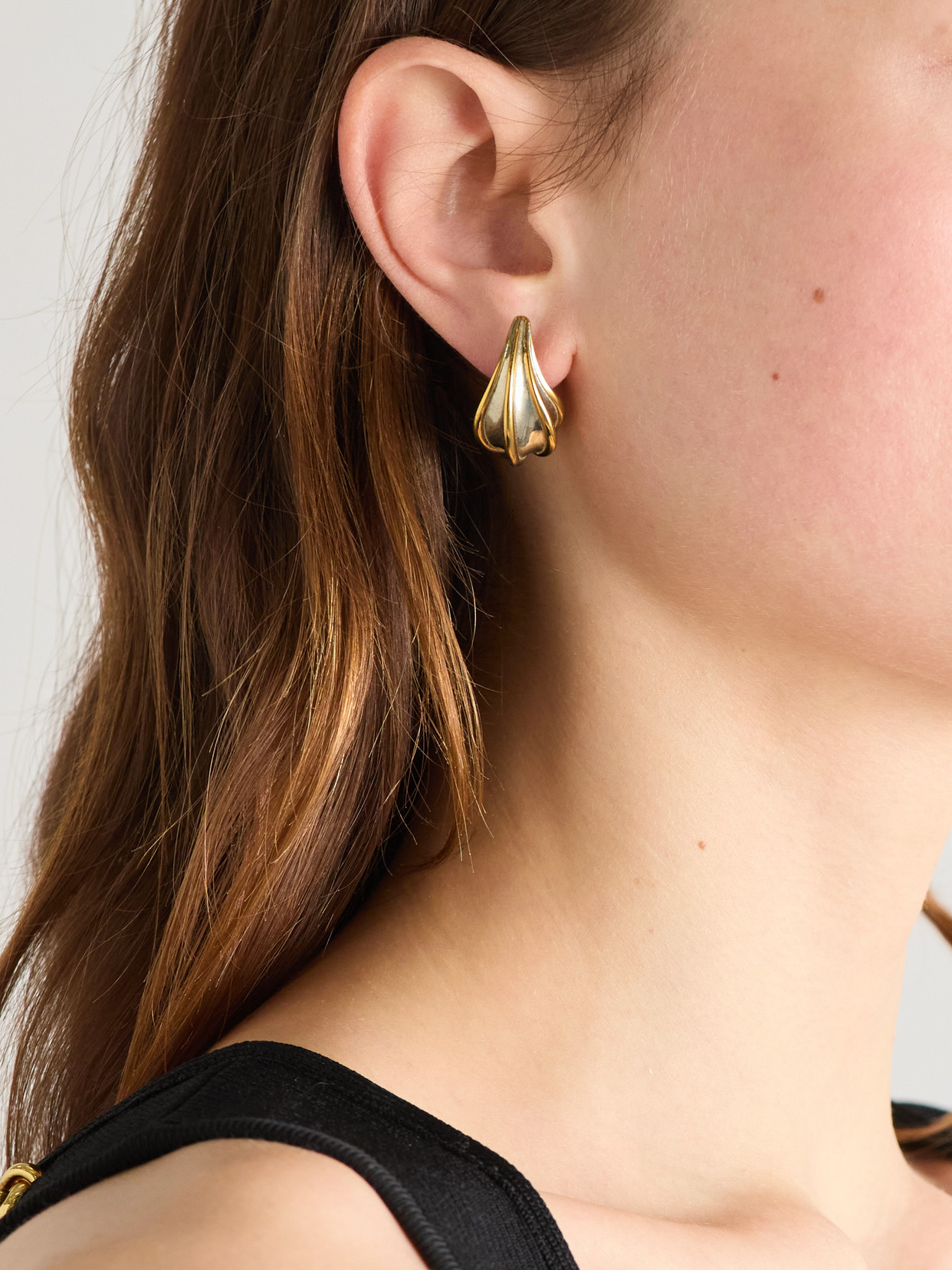 Bottega Veneta Gold-plated And Silver Earrings
