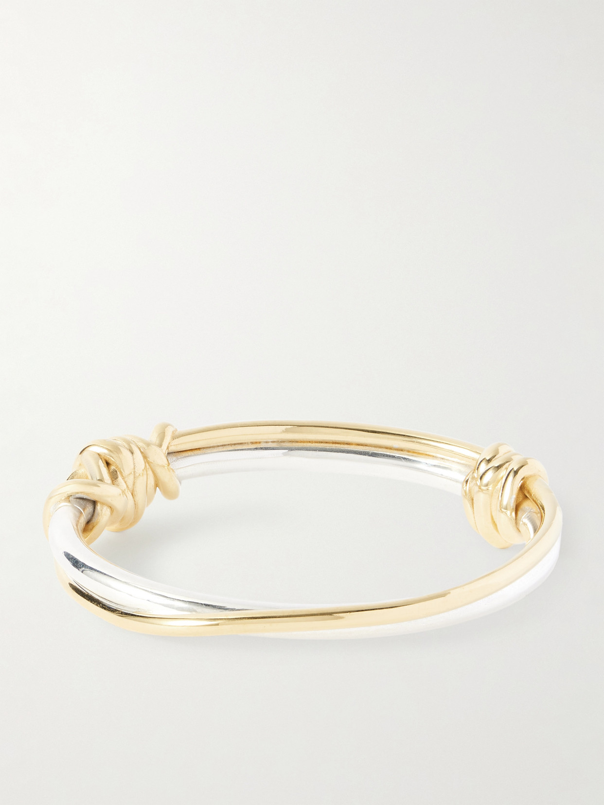 Bottega Veneta Gold And Silver-tone Bracelet