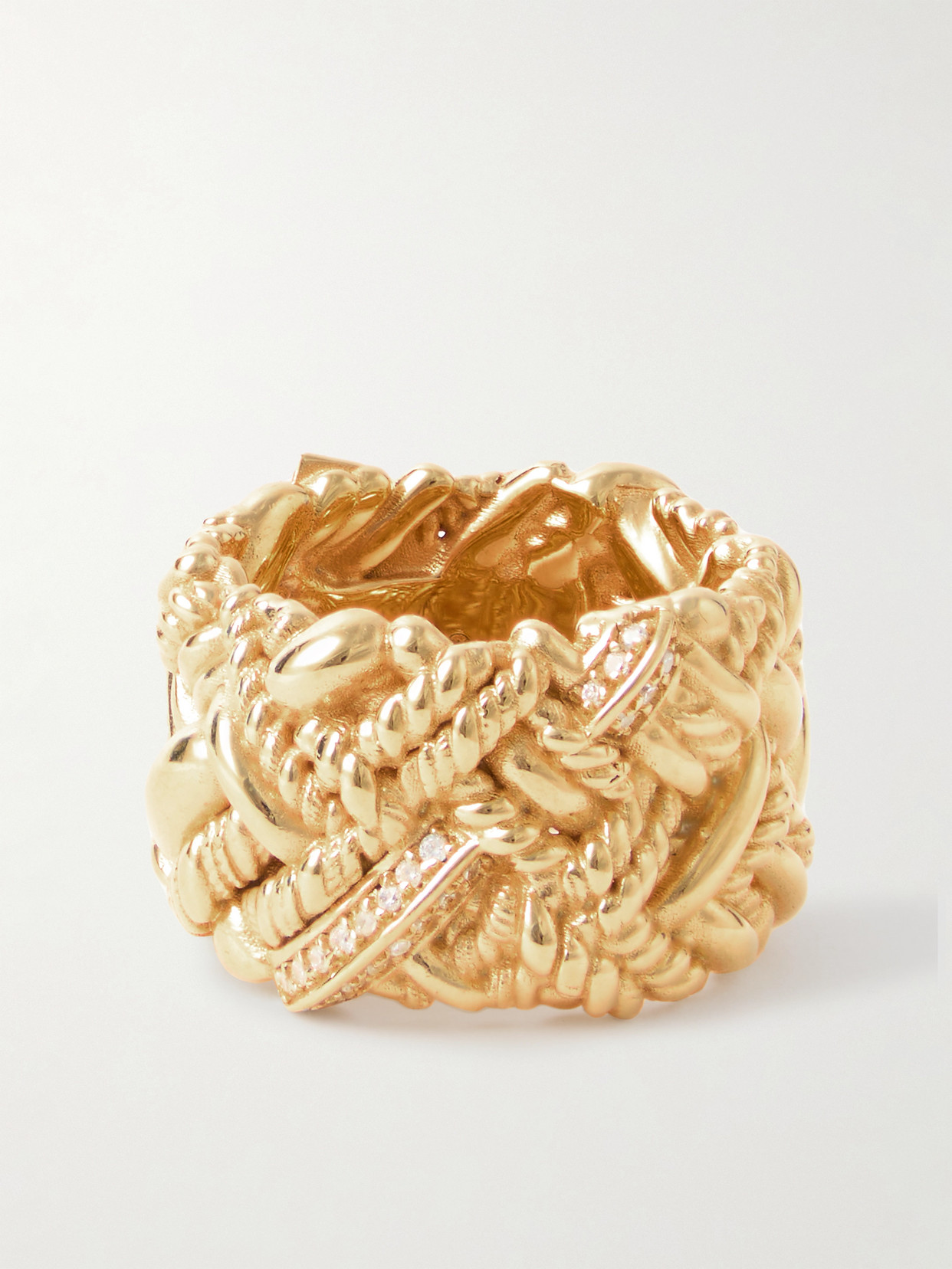 Bottega Veneta Gold-plated Ring
