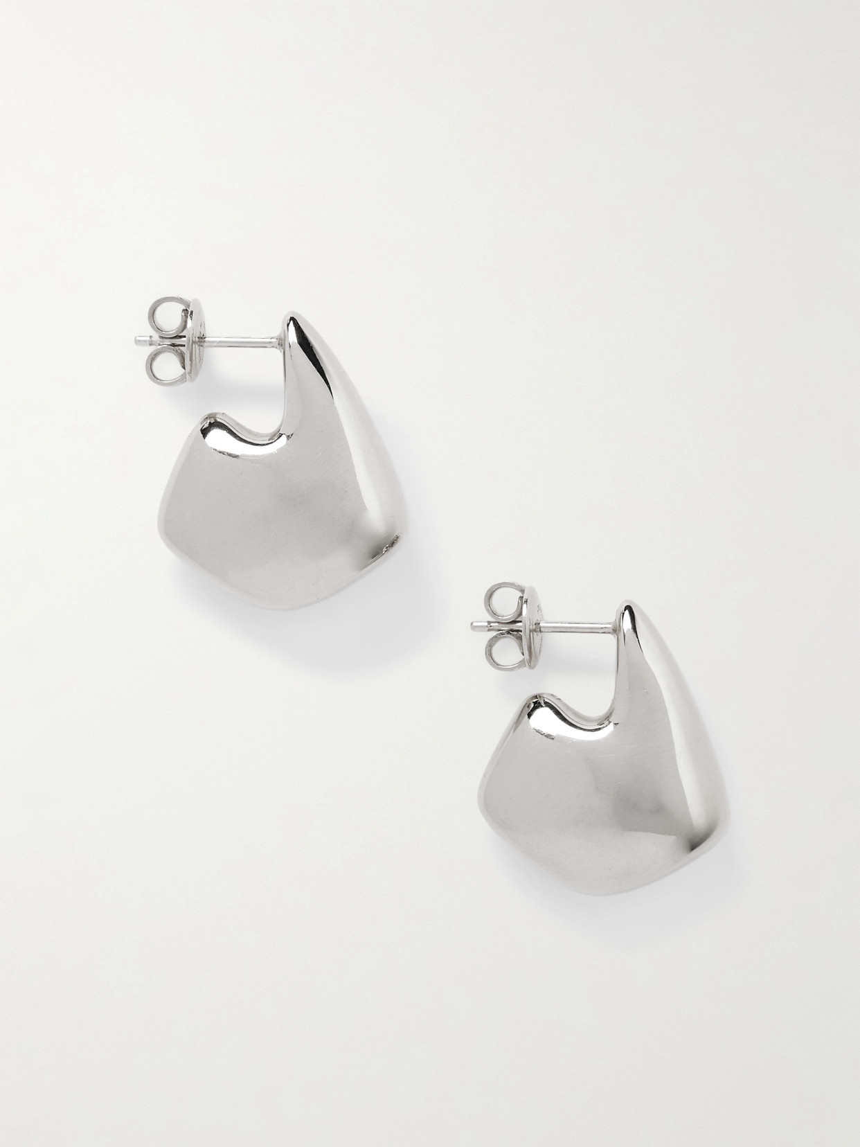 Bottega Veneta Silver Earrings