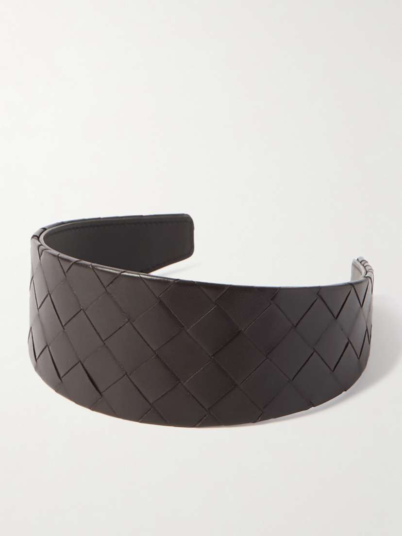Bottega Veneta Intrecciato Leather Headband