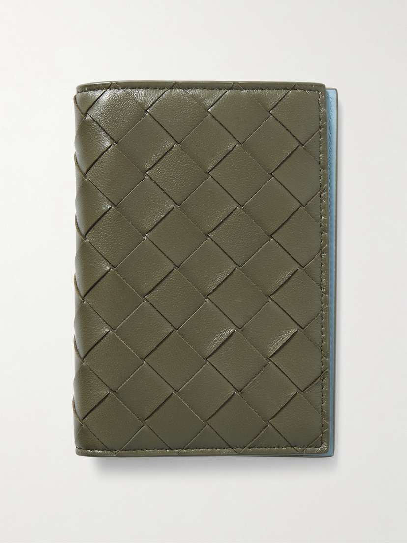 Bottega Veneta Intrecciato Leather Passport Holder