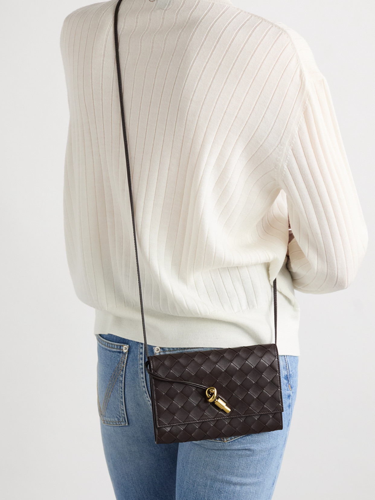 Bottega Veneta Intrecciato Leather Pouch